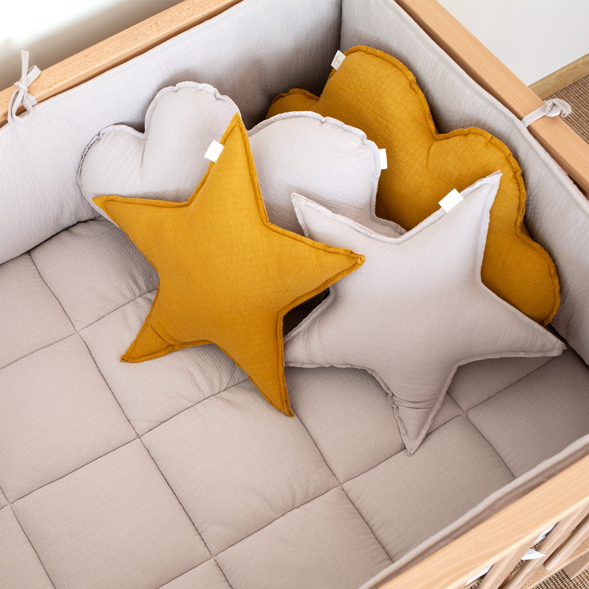 Decorative cushion Soft cotton jersey 30cm CLOUD SandOutlet