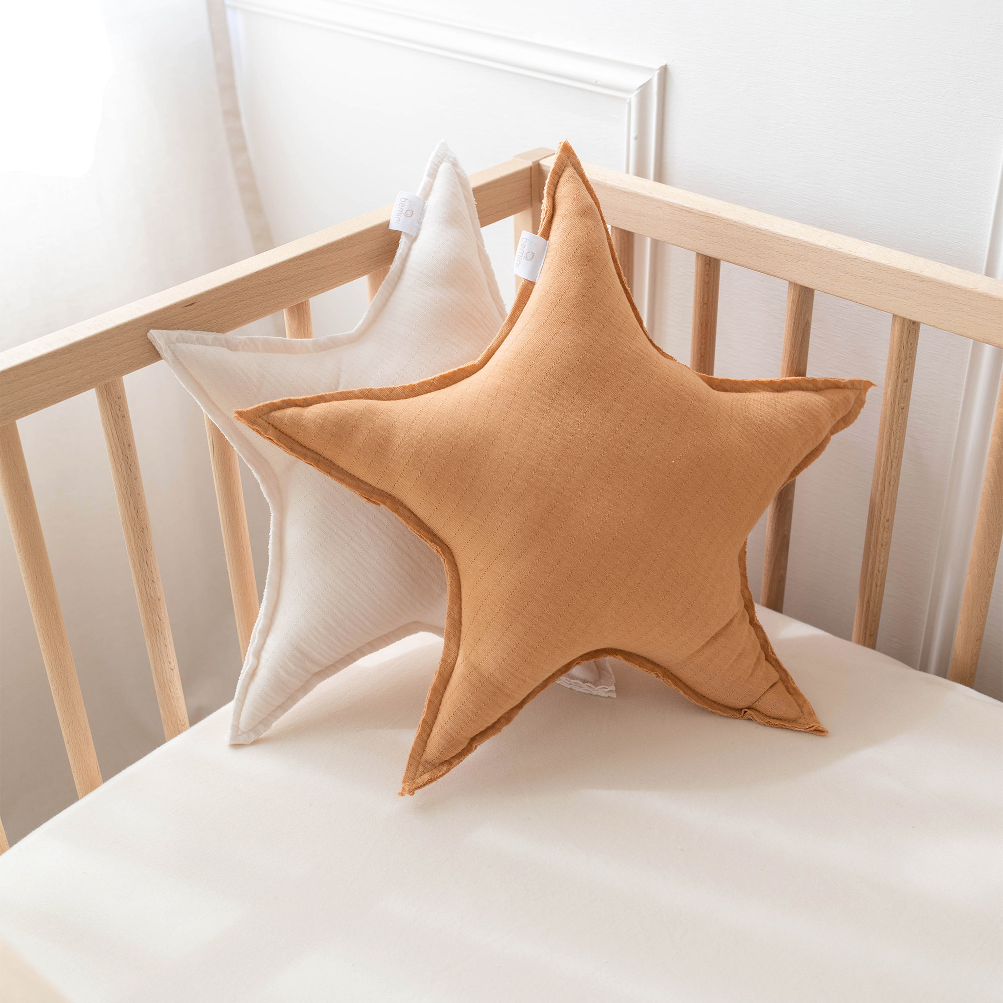 Coussin décoratif Tetra Jersey 30cm STARY Biscuit[BEDDING]