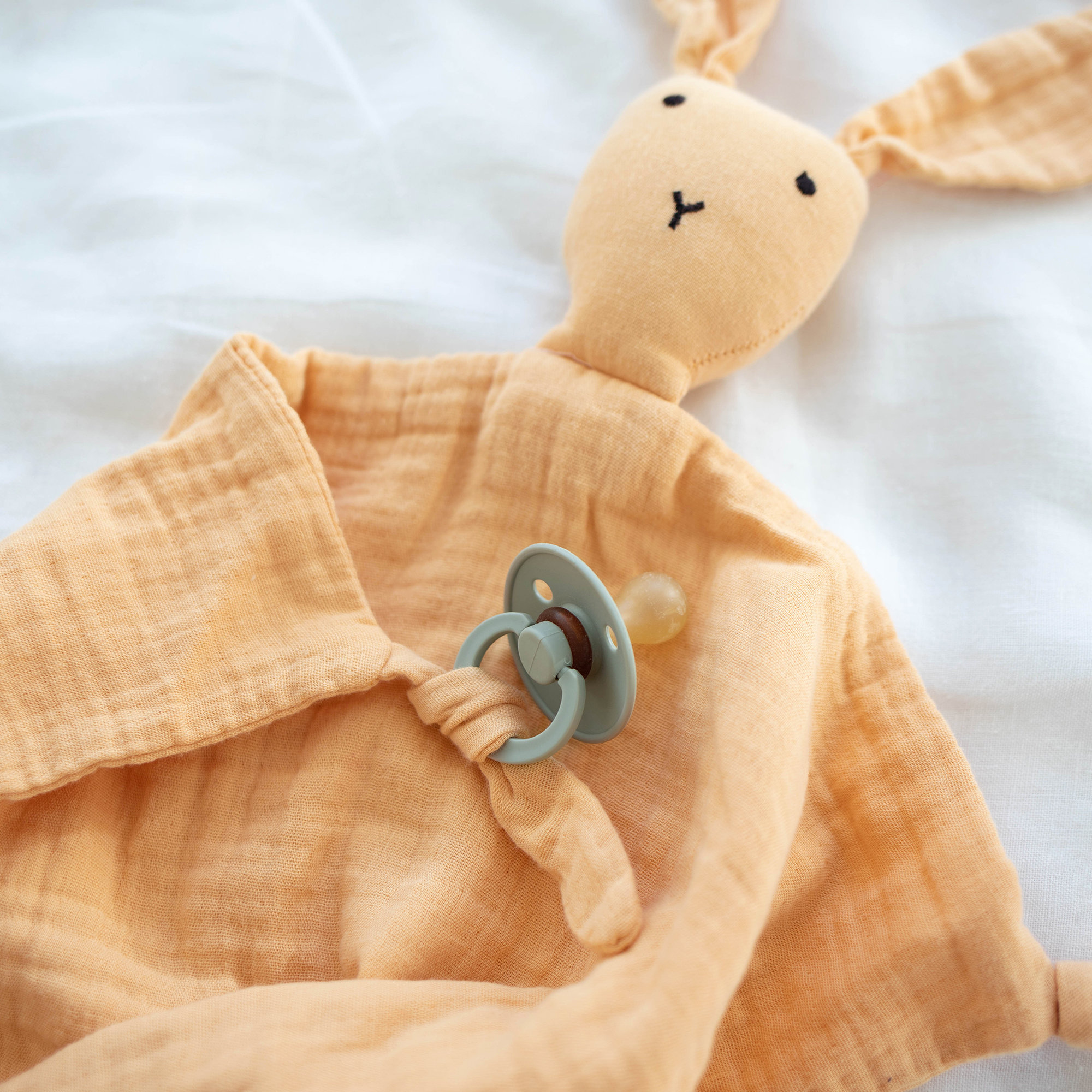Bunny Katoen mousseline 40x40 cm BUNNY Biscuit