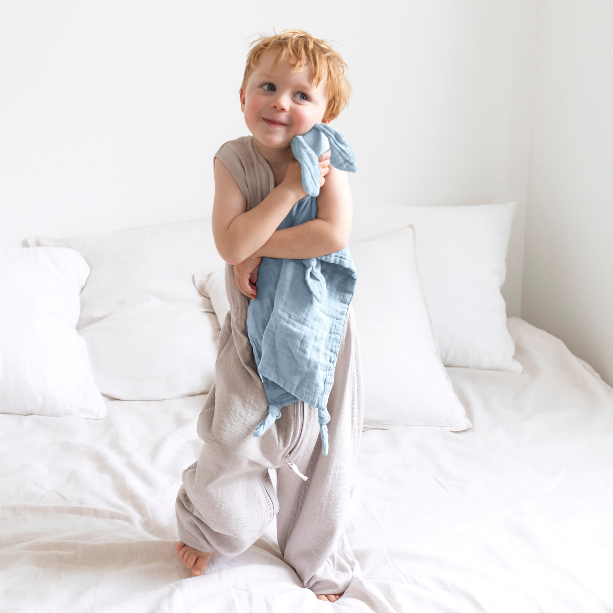 Bunny Cotton muslin 40x40 cm BUNNY Breeze[AWARENESS]