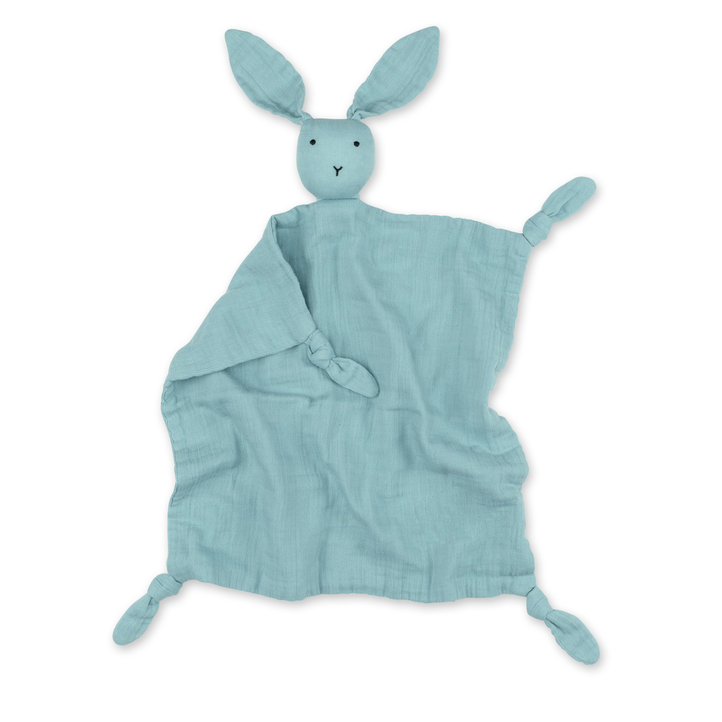 Bunny Baumwoll Musselin 40x40 cm BUNNY Türkis