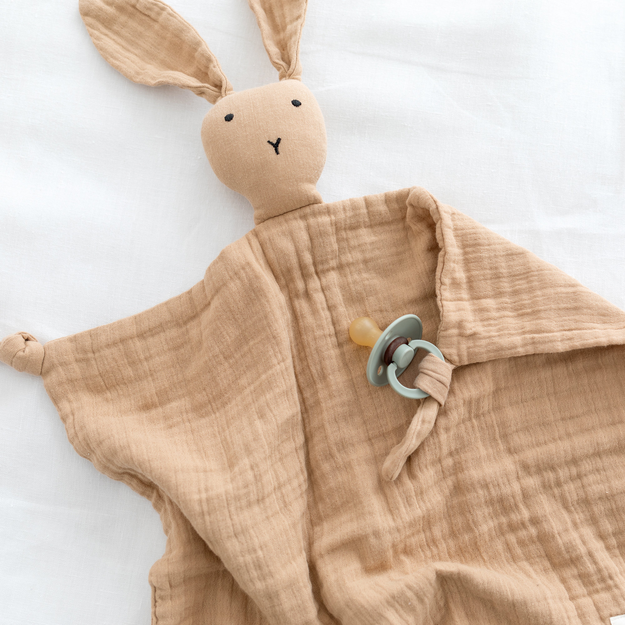 Bunny Muselina de algodón 40x40 cm BUNNY Naturel