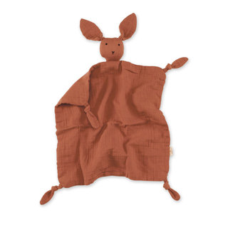 Bunny Gaze de coton 40x40 cm BUNNY Terracotta