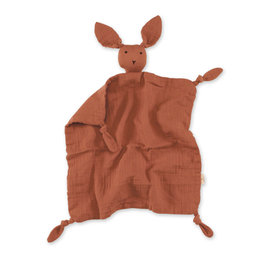 Bunny Katoen mousseline 40x40 cm BUNNY Terracotta