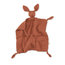 Bunny Mousseline de coton 40x40 cm BUNNY Terracotta