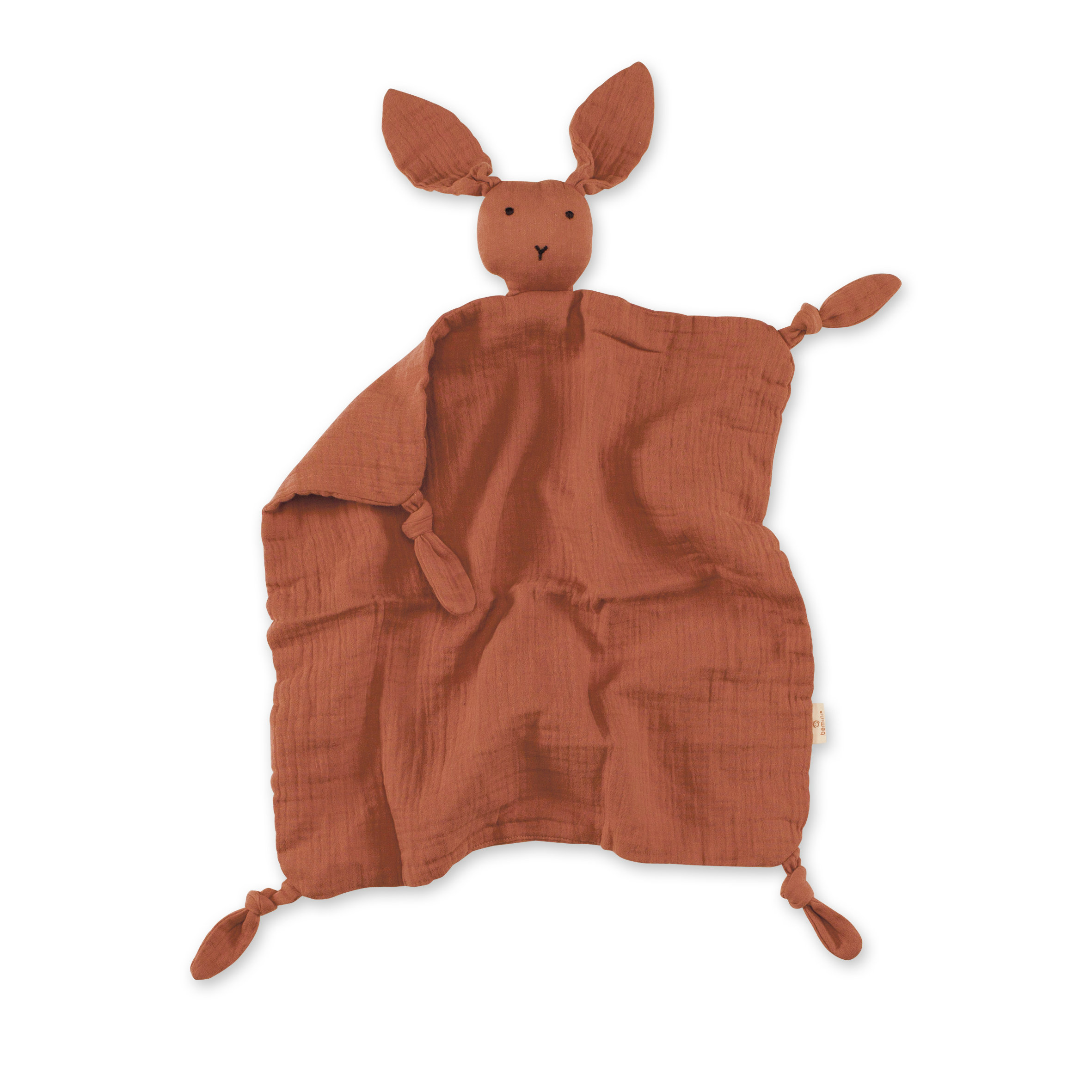 Bunny Gaze de coton 40x40 cm BUNNY Terracotta