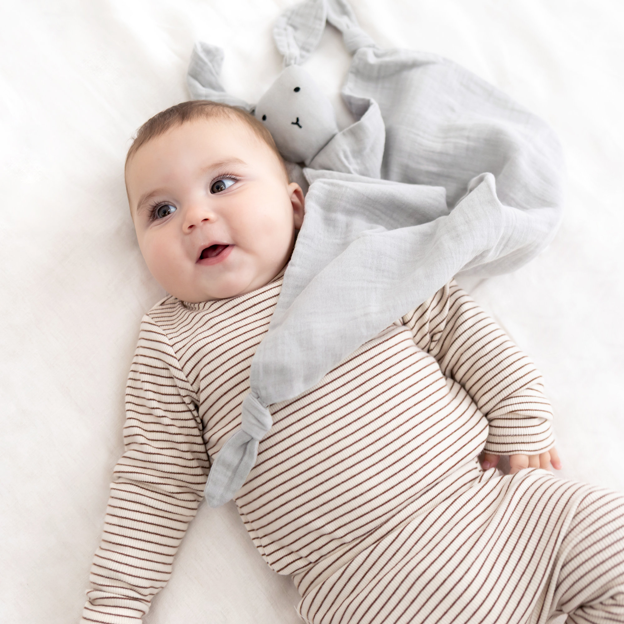 Bunny Cotton muslin 40x40 cm BUNNY Plum[AWARENESS]