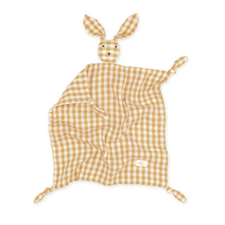 Bunny Gaze de coton 40x40 cm CHECK Ocre