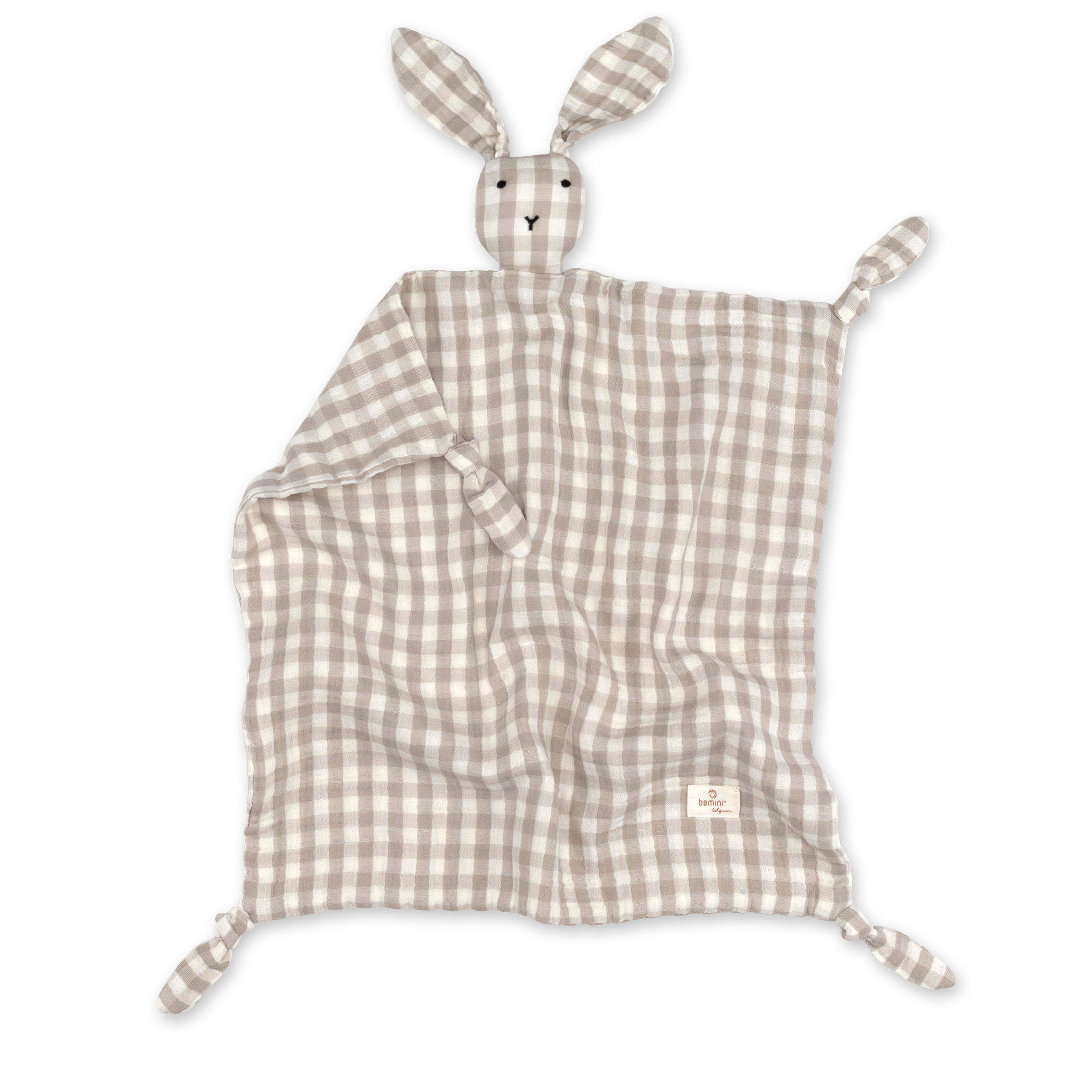 Bunny Muselina de algodón 40x40 cm CHECK Sesame