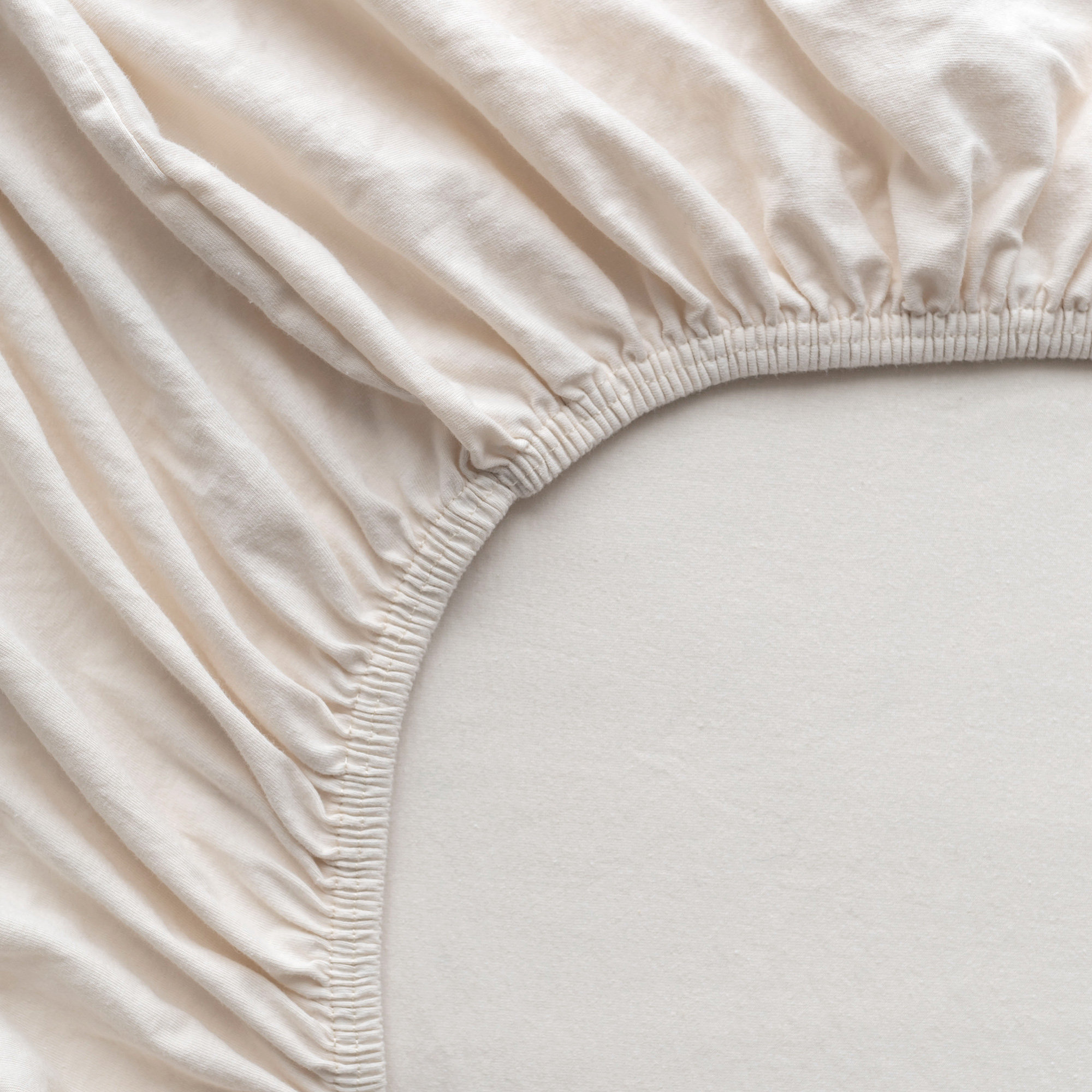 Laken für laufgitter Jersey 75x95cm  Pudding