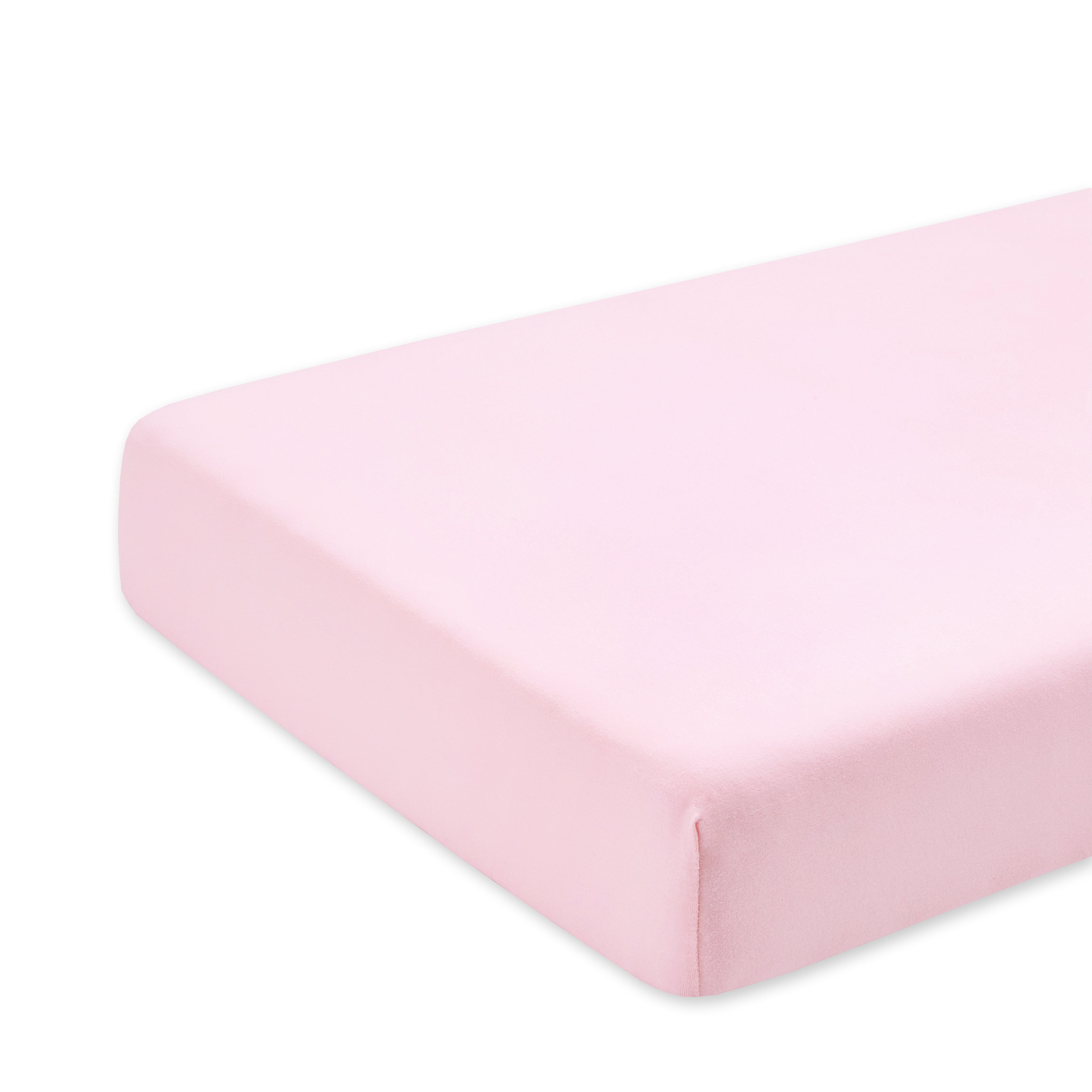Playpen sheet Soft jersey 75x95cm  Rose