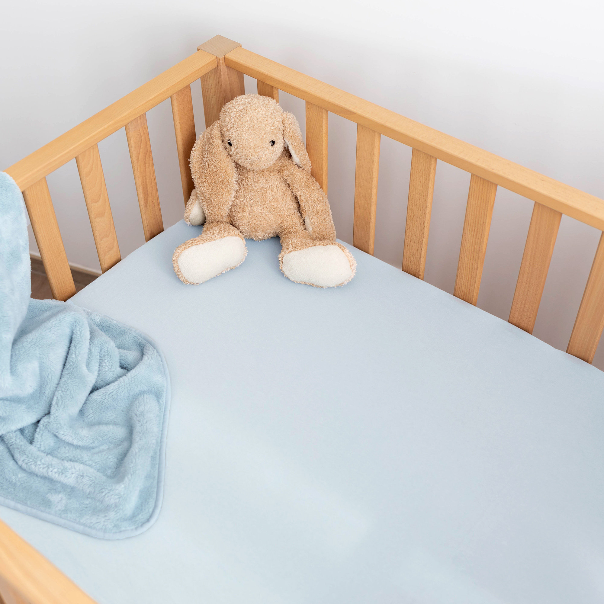 Playpen sheet Jersey 75x95cm  Frost[AWARENESS]