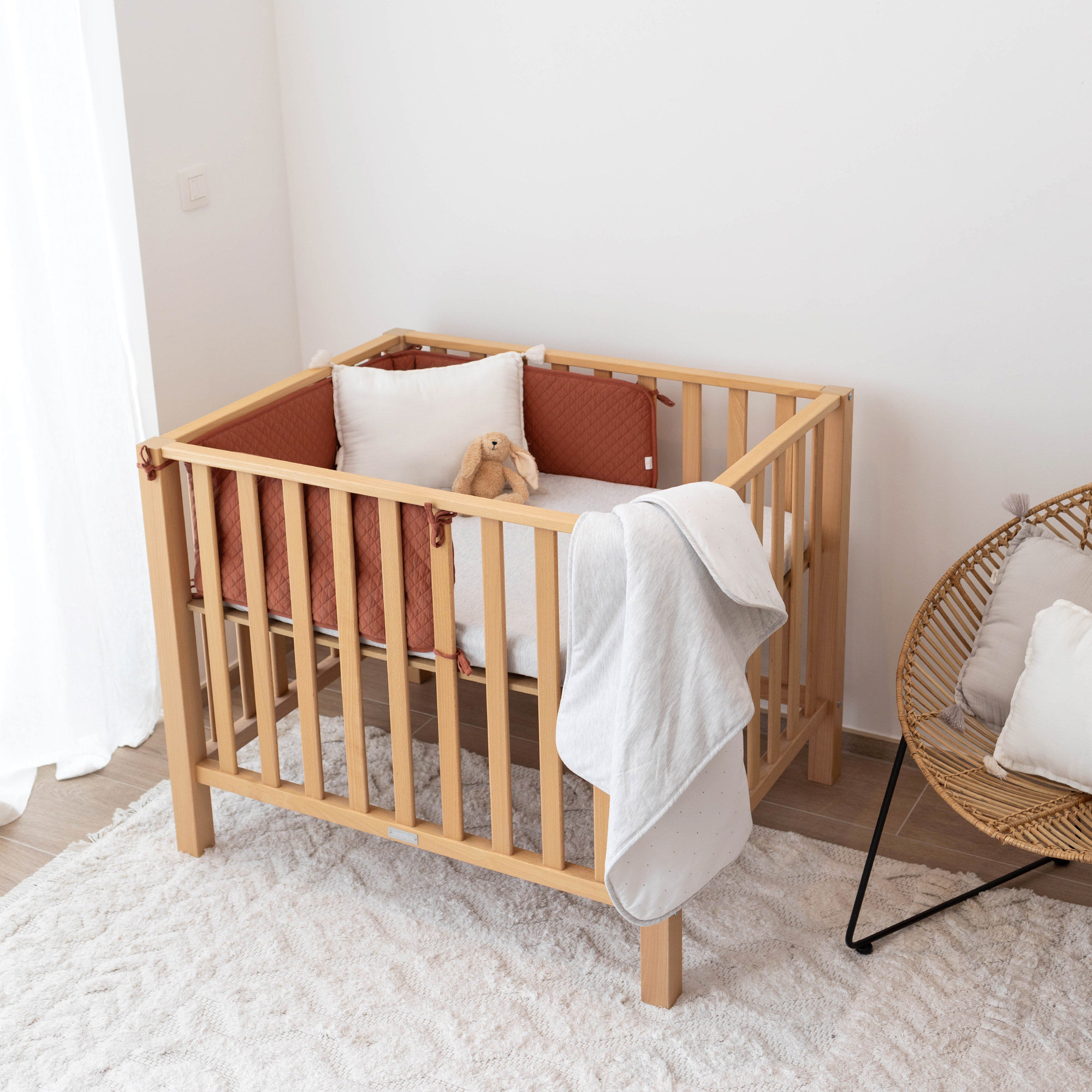 Playpen sheet Soft jersey 75x95cm  PlumOutlet