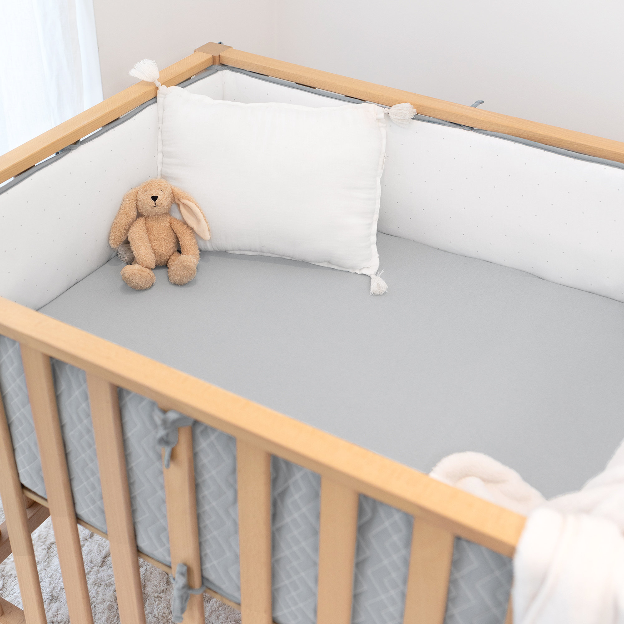 Playpen sheet Soft jersey 75x95cm  PlumOutlet
