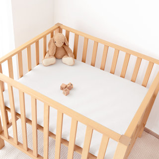 Playpen sheet Soft jersey 75x95cm  White