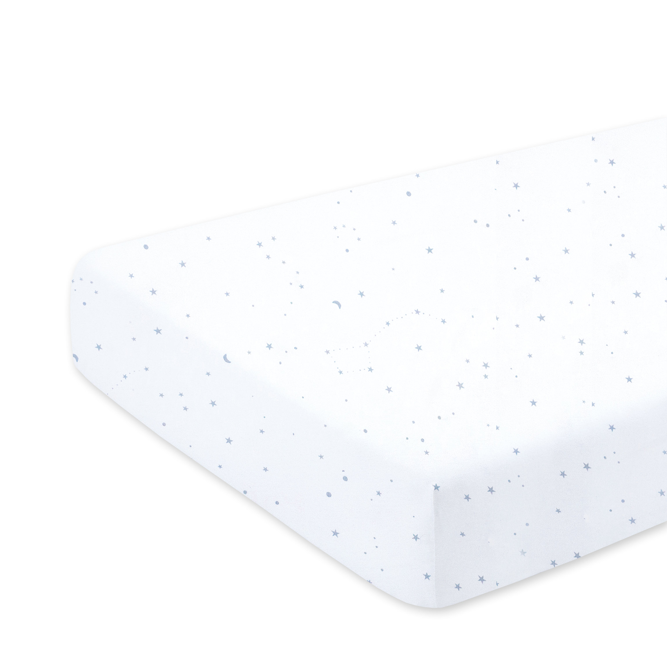 Hoeslaken park Jersey 75x95cm STARY Stars ecru