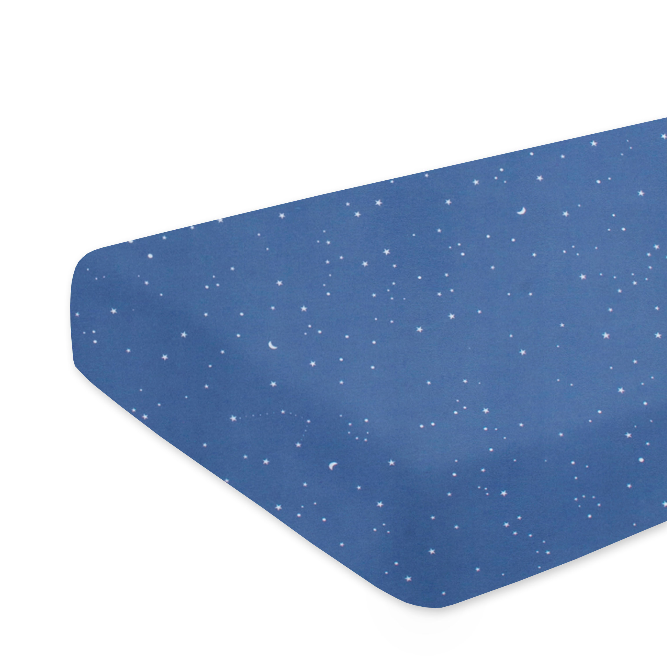 Sábana bajera parque Jersey 75x95cm STARY Little stars print shade