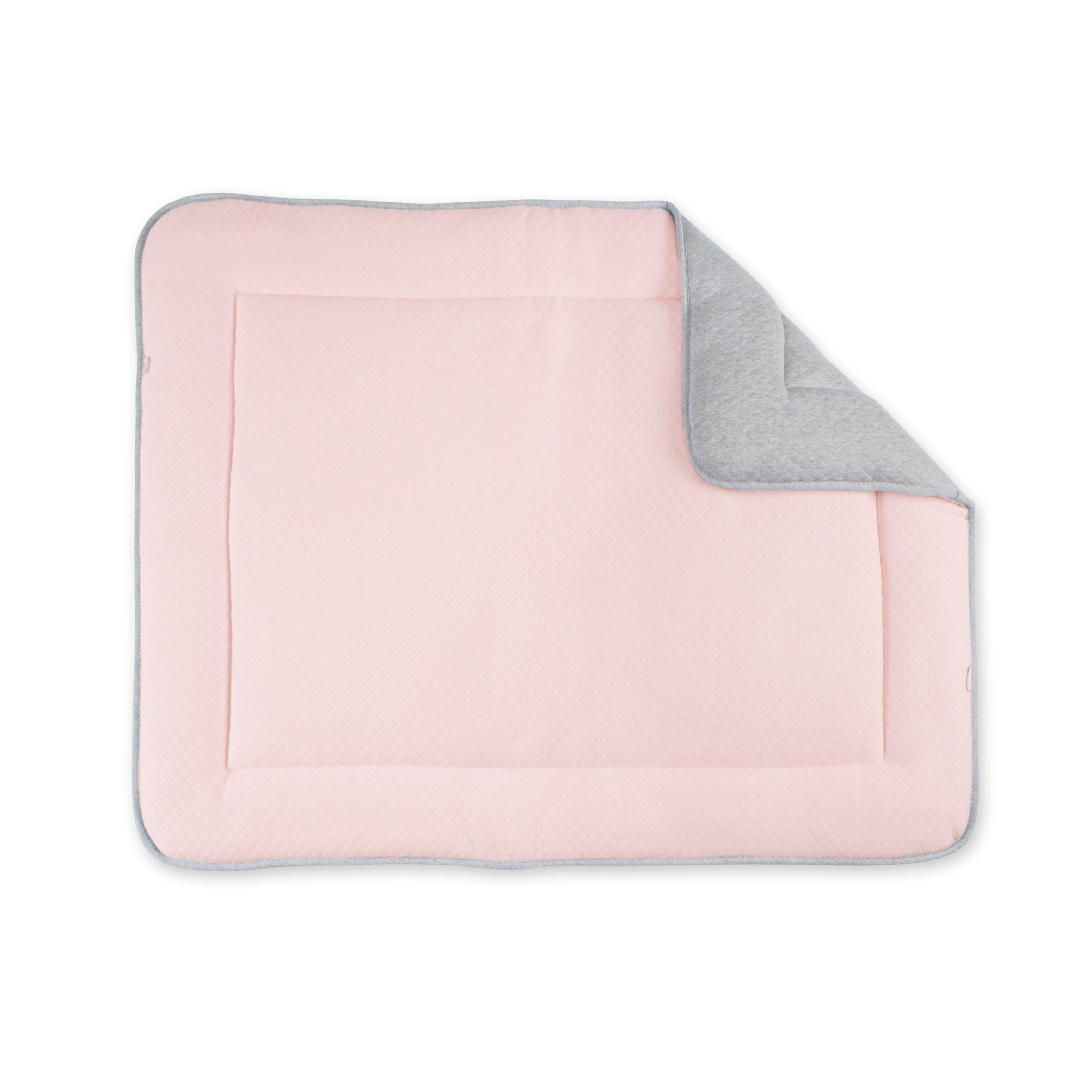 Padded play mat Pady quilted jersey 75x95cm BEMINI Pink