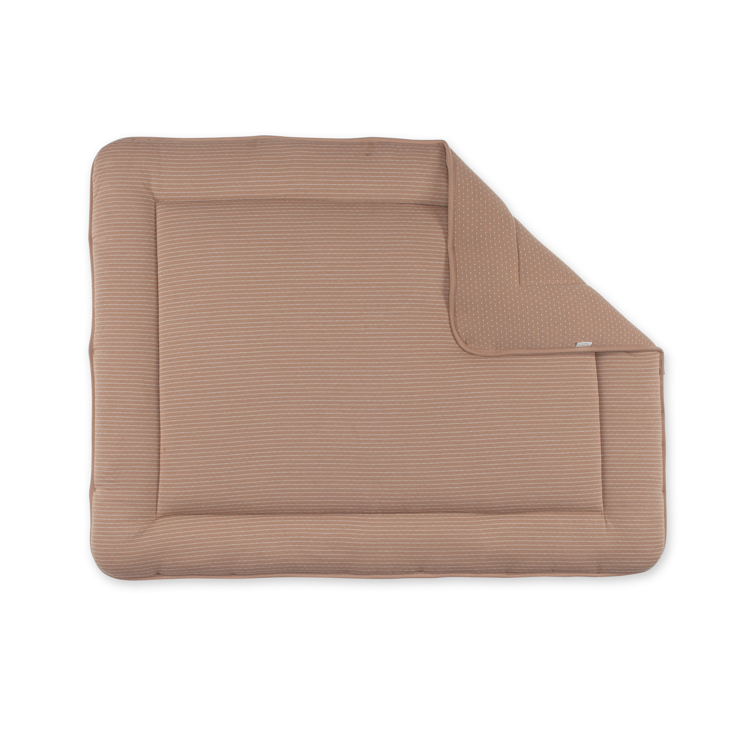 Laufstalleinlage Krabbeldecke Gepolsterter Komfort 75x95cm DUNES Stripe muffin
