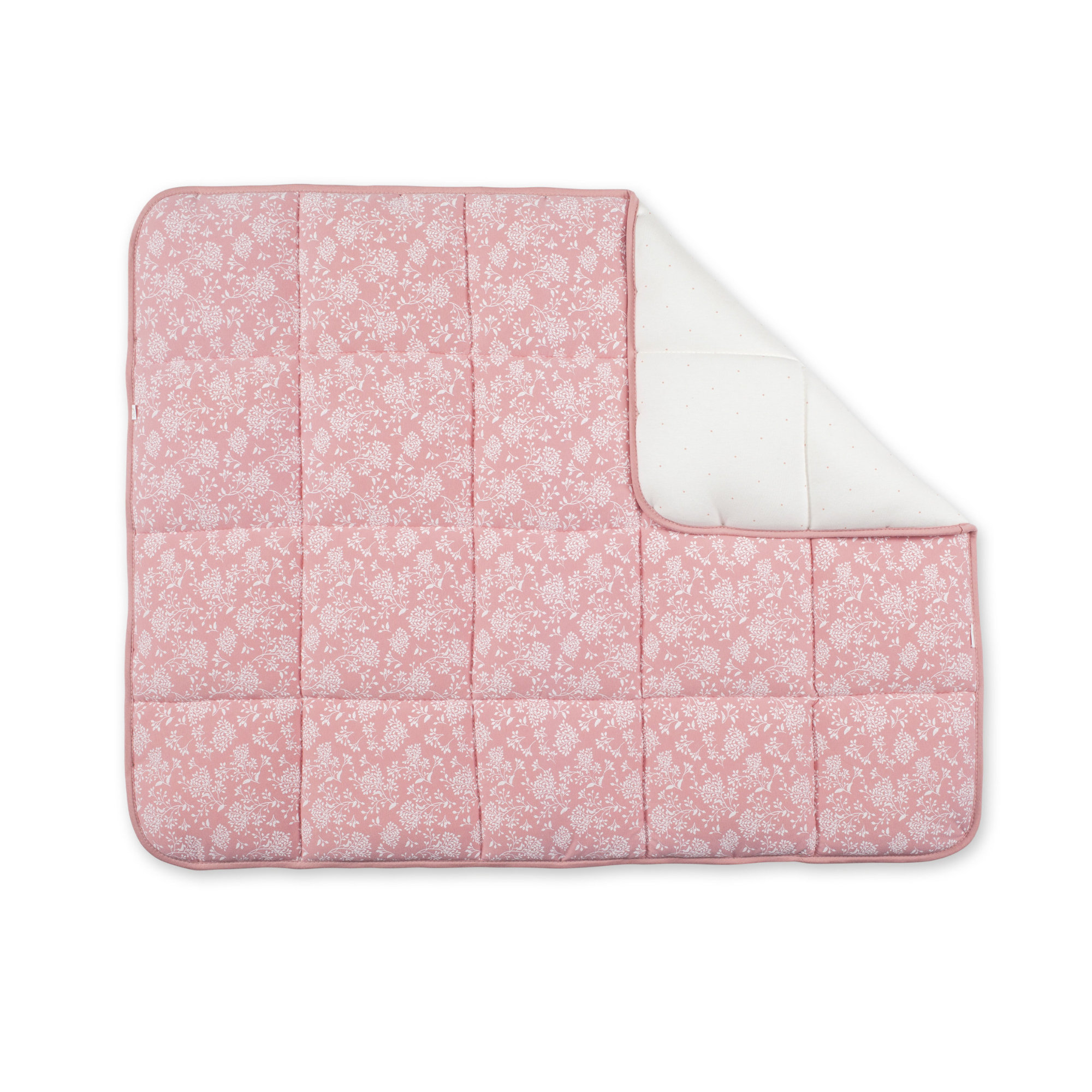 Padded play mat Cushioned comfort 75x95cm IDYLE Flower print