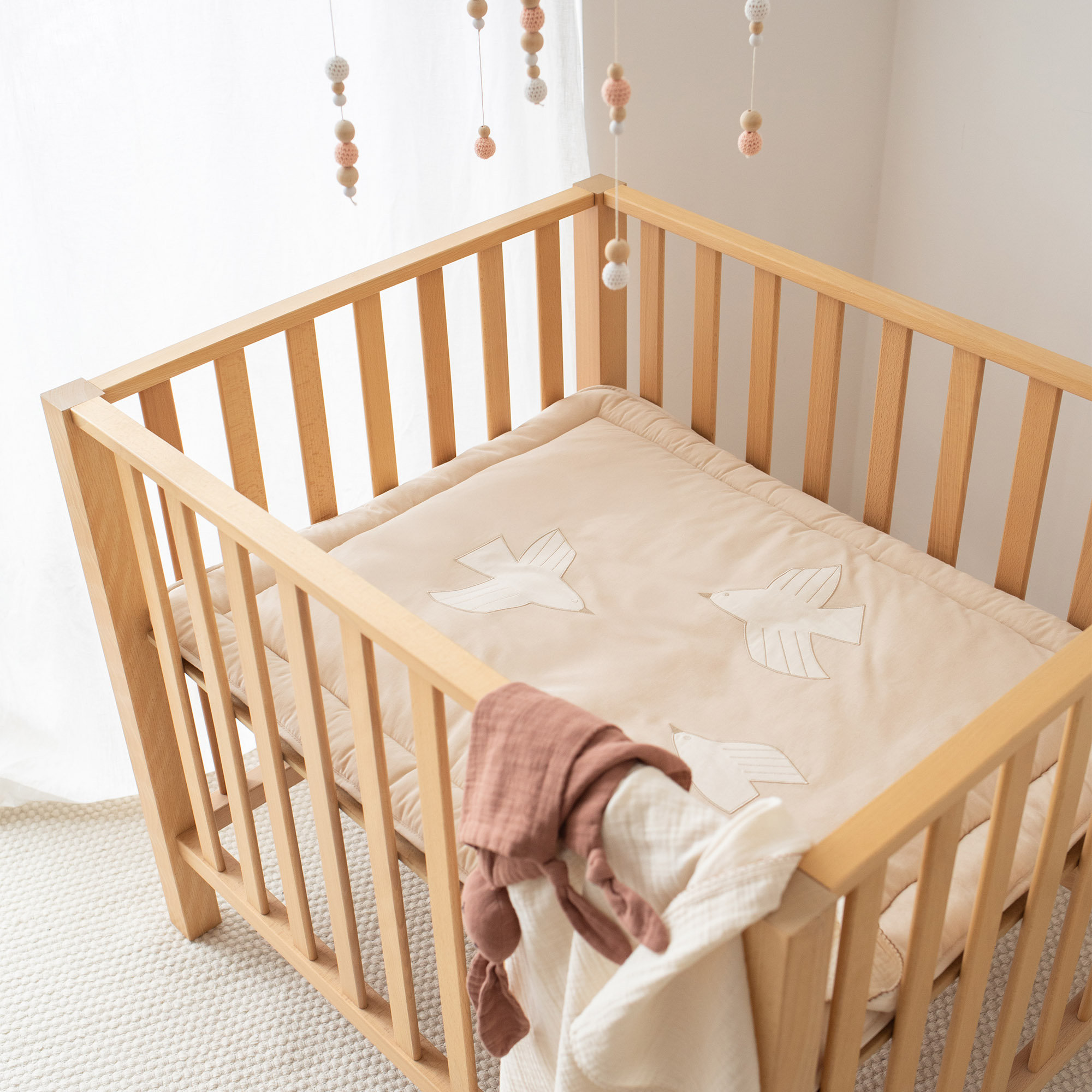 Parklegger Puur katoen 75x95cm PIUMA Popcorn[AWARENESS]