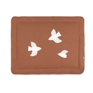 Padded play mat Pure cotton 75x95cm PIUMA Piuma moka