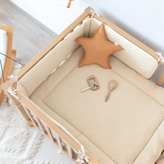 Padded play mat Quilted comfort 75x95cm QUILT Cream