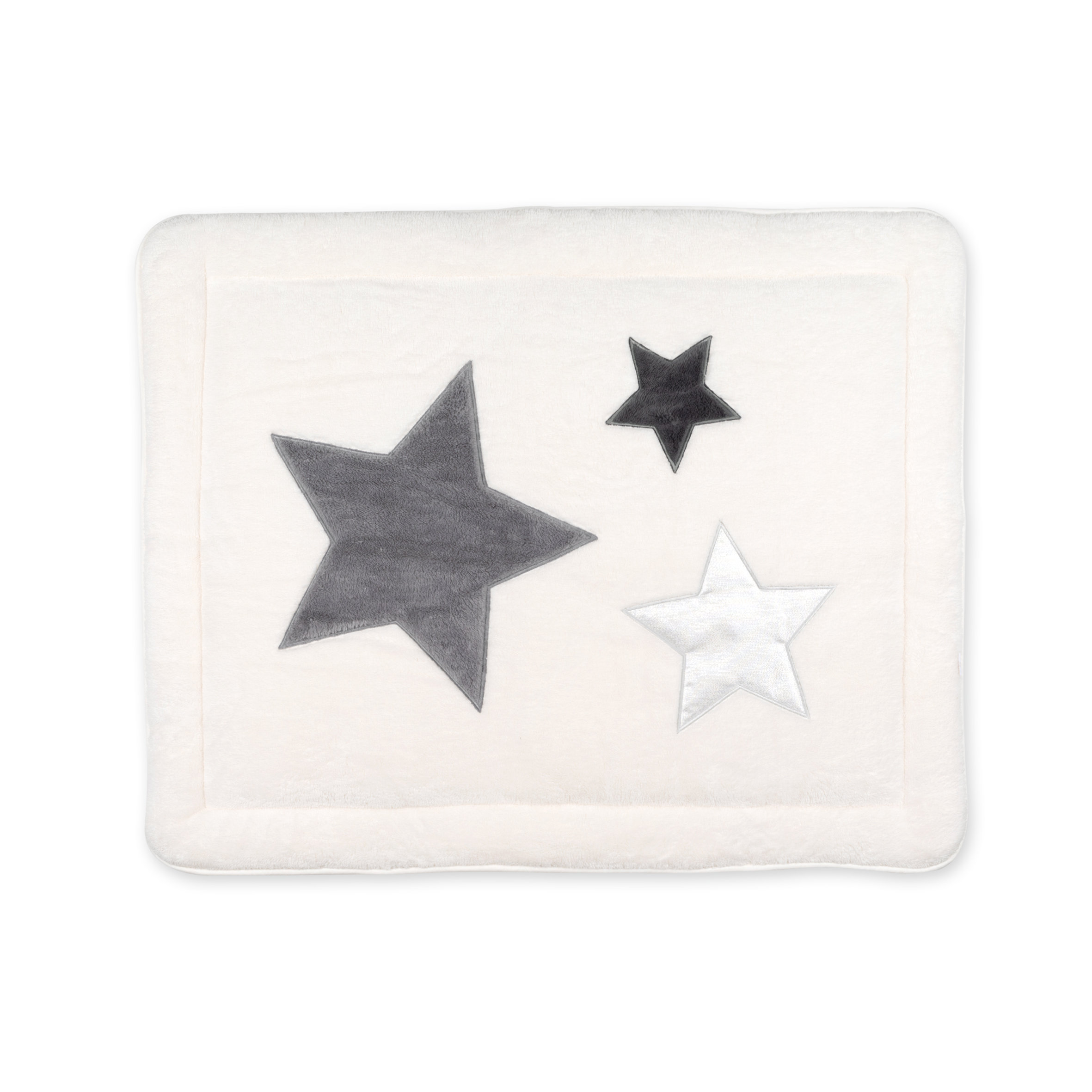 Padded play mat Pady softy + terry 75x95cm STARY Little stars print