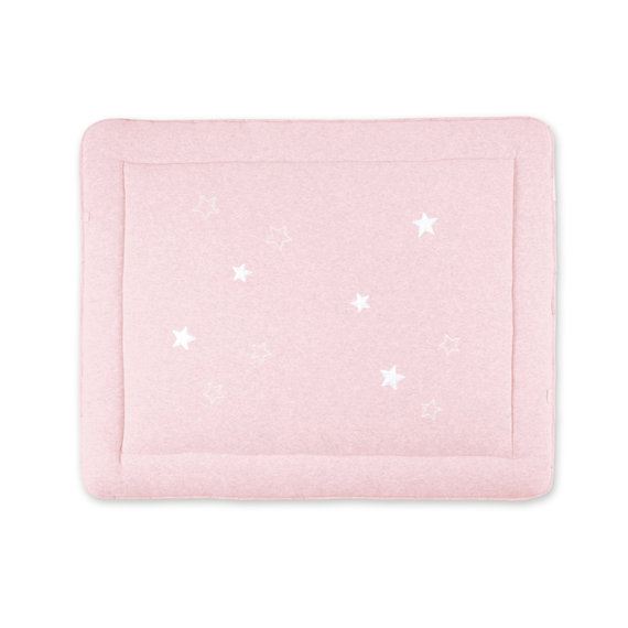 Padded play mat Pady terry + terry 75x95cm STARY Little stars print cristal