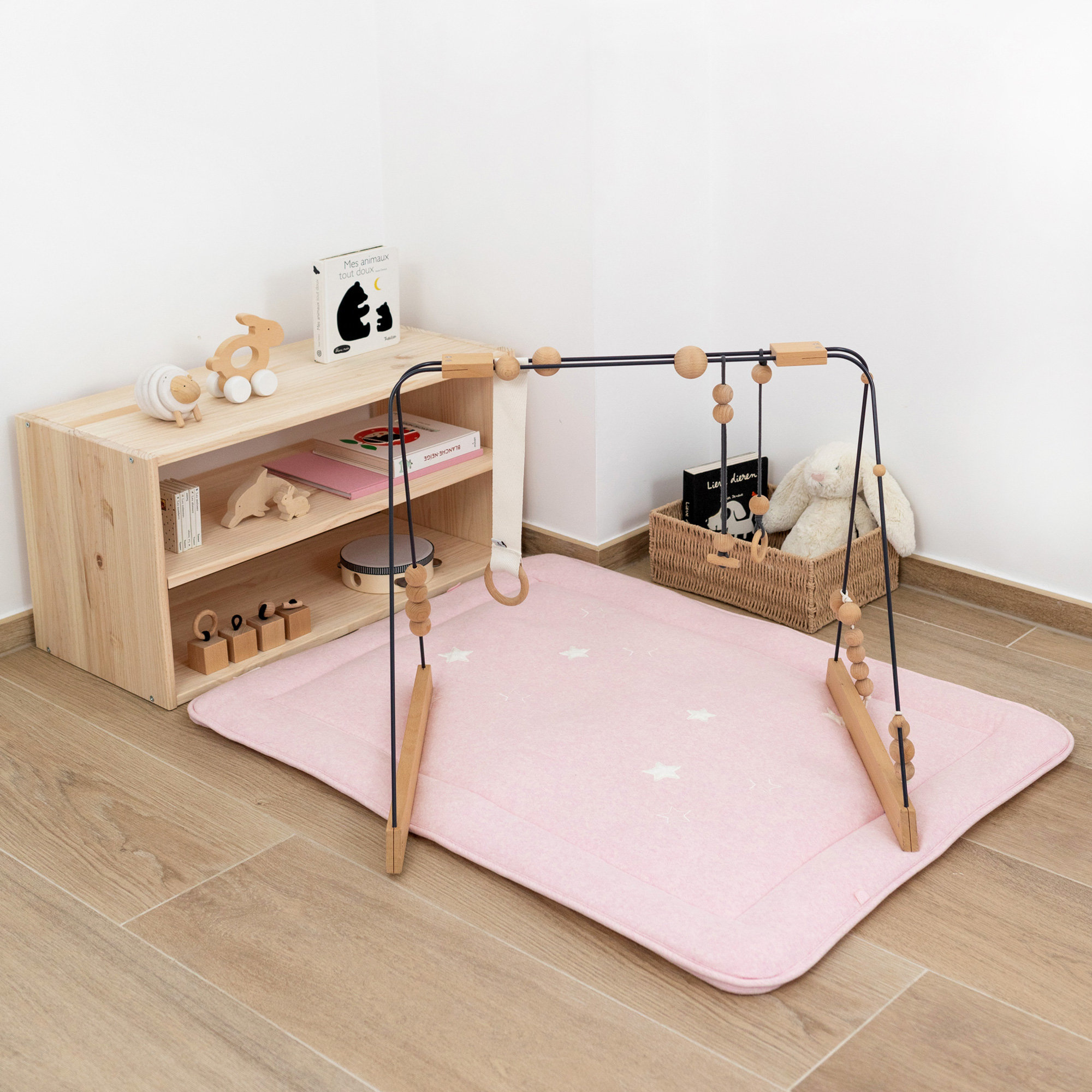 Padded play mat Soft comfort 75x95cm STARY Stars cristalOutlet