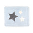 Padded play mat Pady softy + terry 75x95cm STARY Stars print light blue