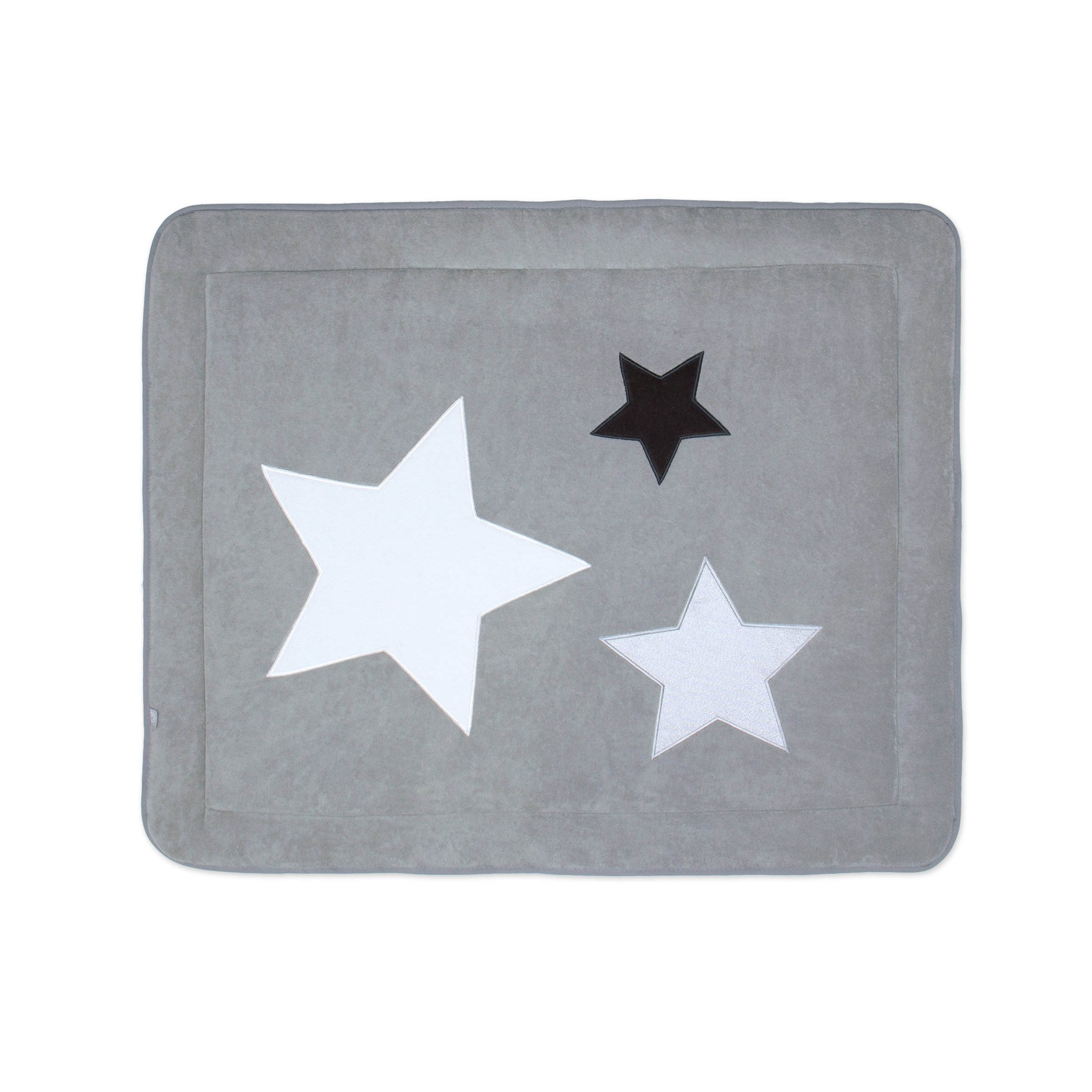 Laufstalleinlage Krabbeldecke Pady terry + terry 75x95cm STARY Little stars print grizou