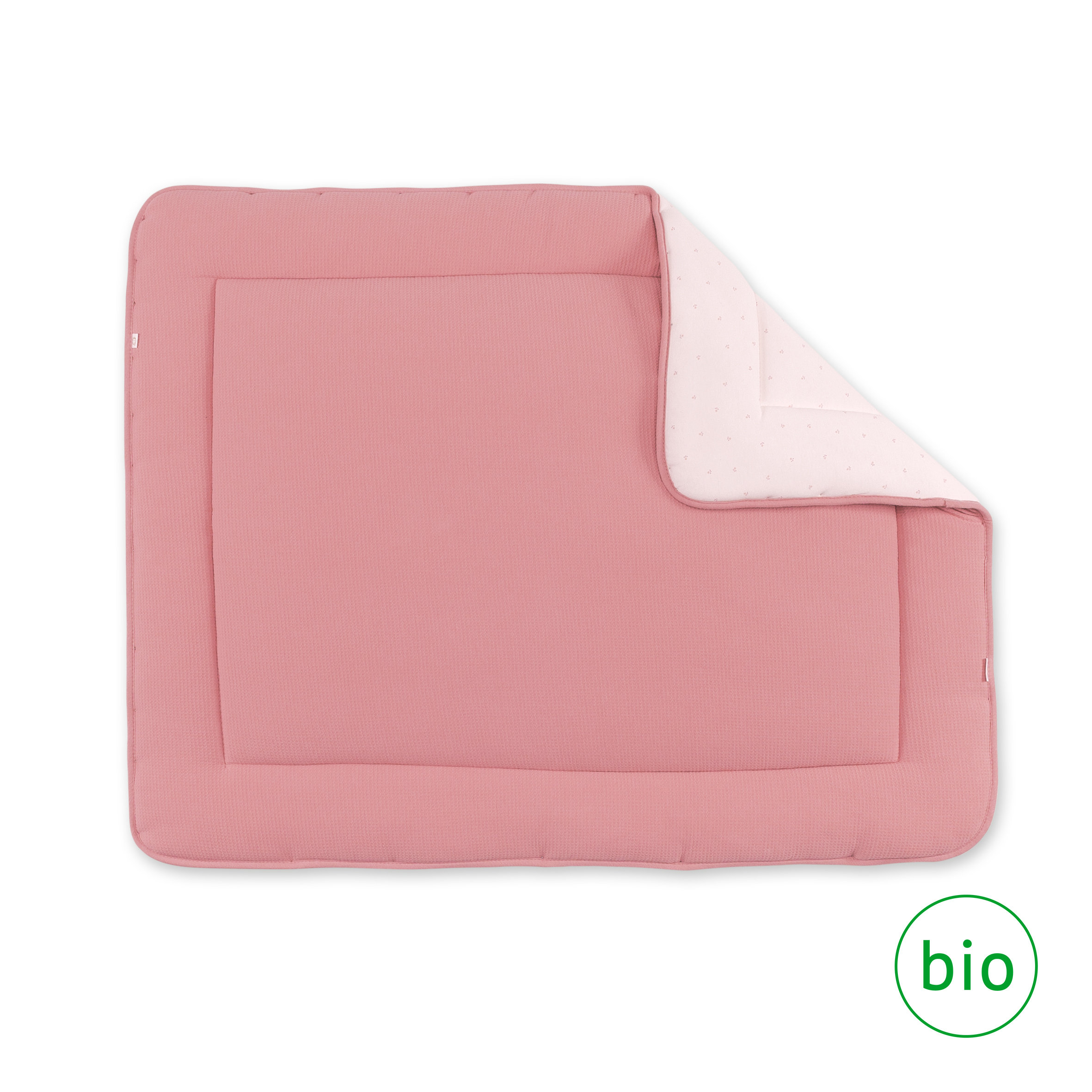 Padded play mat Soft organic cotton 75x95cm WAFLE Blossom