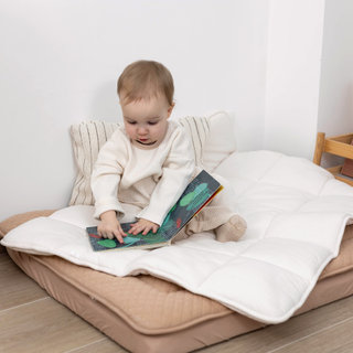 Playpen mat Pady tetra jersey + jersey 100x100cm CADUM Pudding