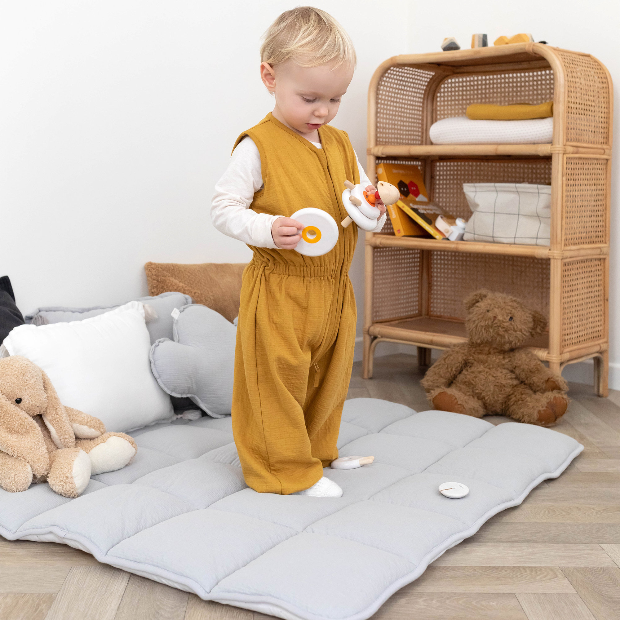 Playpen mat Textured softness 100x100cm CADUM GrizouOutlet