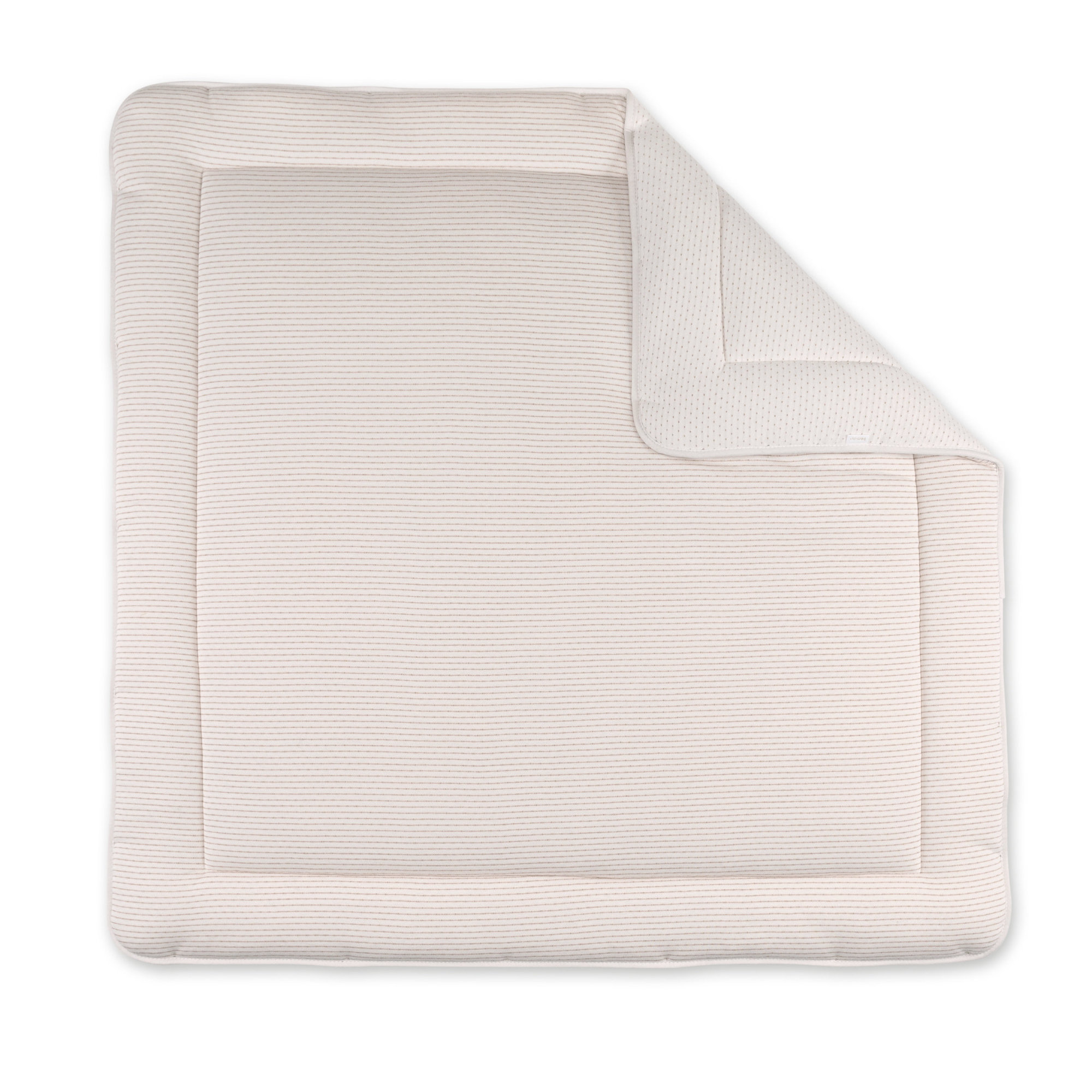 Tapis de parc Pady twin jersey 100x100cm DUNES Stripe grege