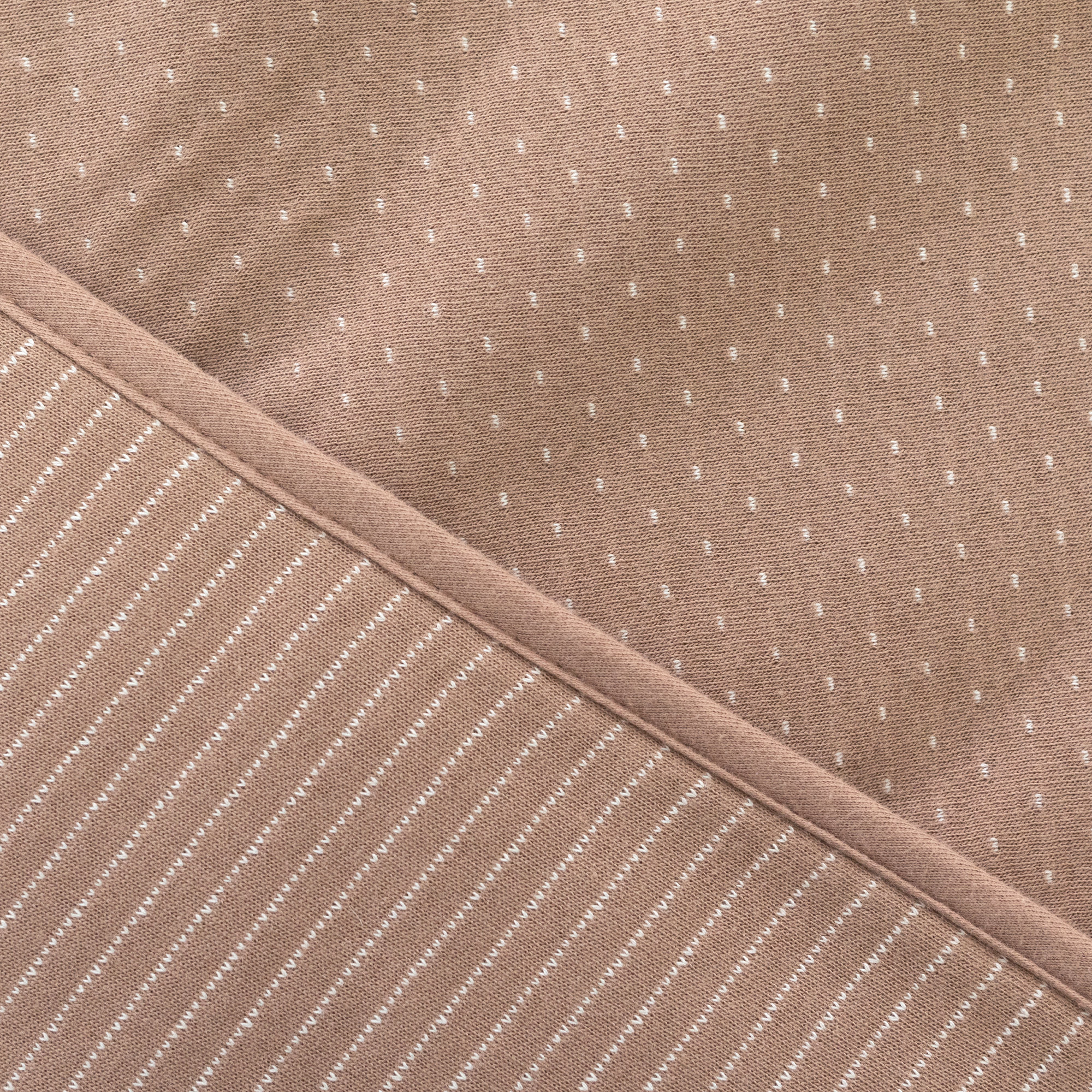 Combo Krabbeldecke und Nestchen Pady twin jersey 100x100cm DUNES Stripe muffin