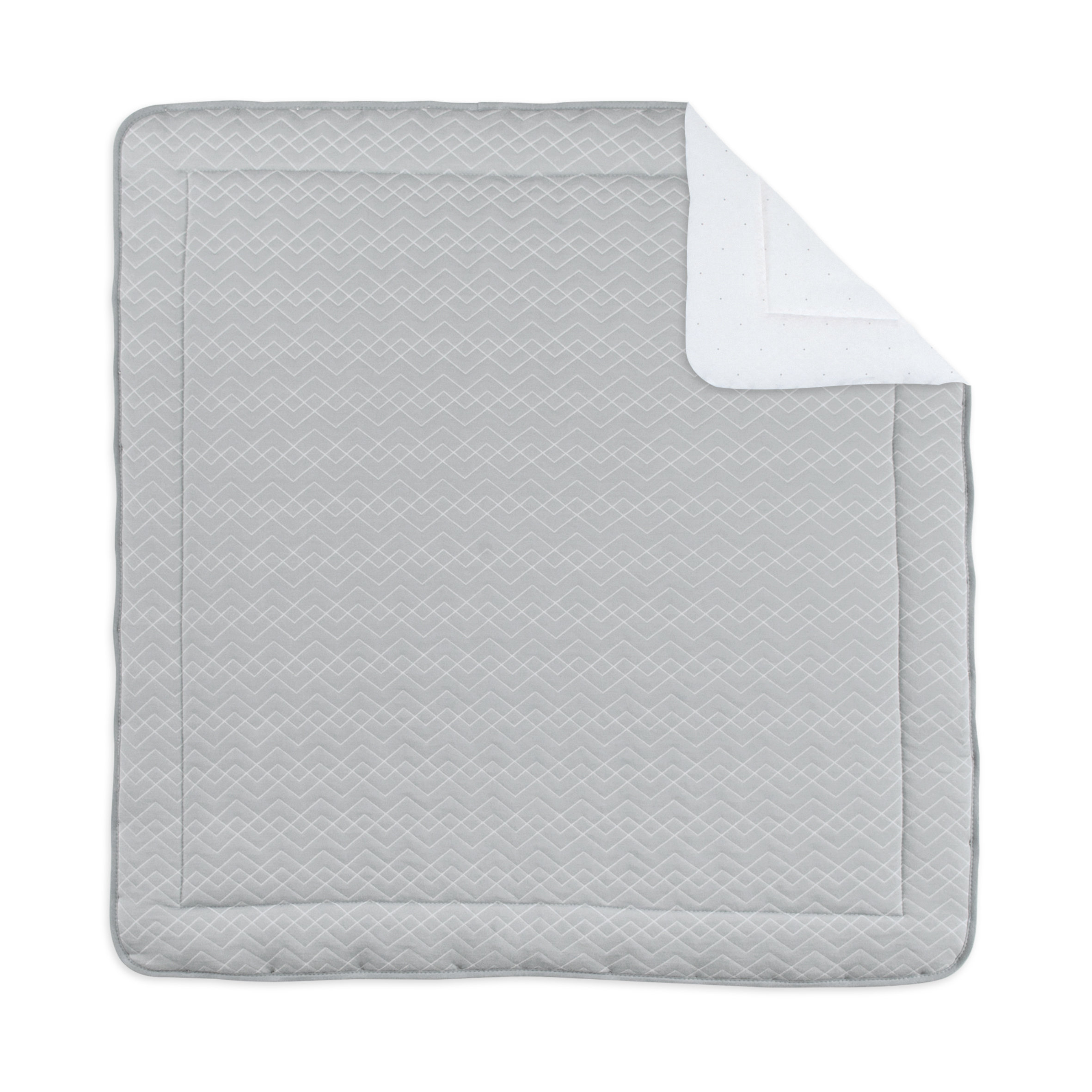 Playpen mat Pady quilted jersey + jersey 100x100cm OSAKA Grizou
