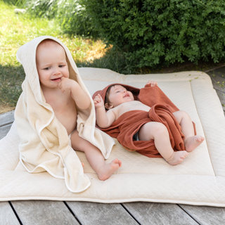 Playpen mat Pady quilted jersey 100x100cm QUILT Cream