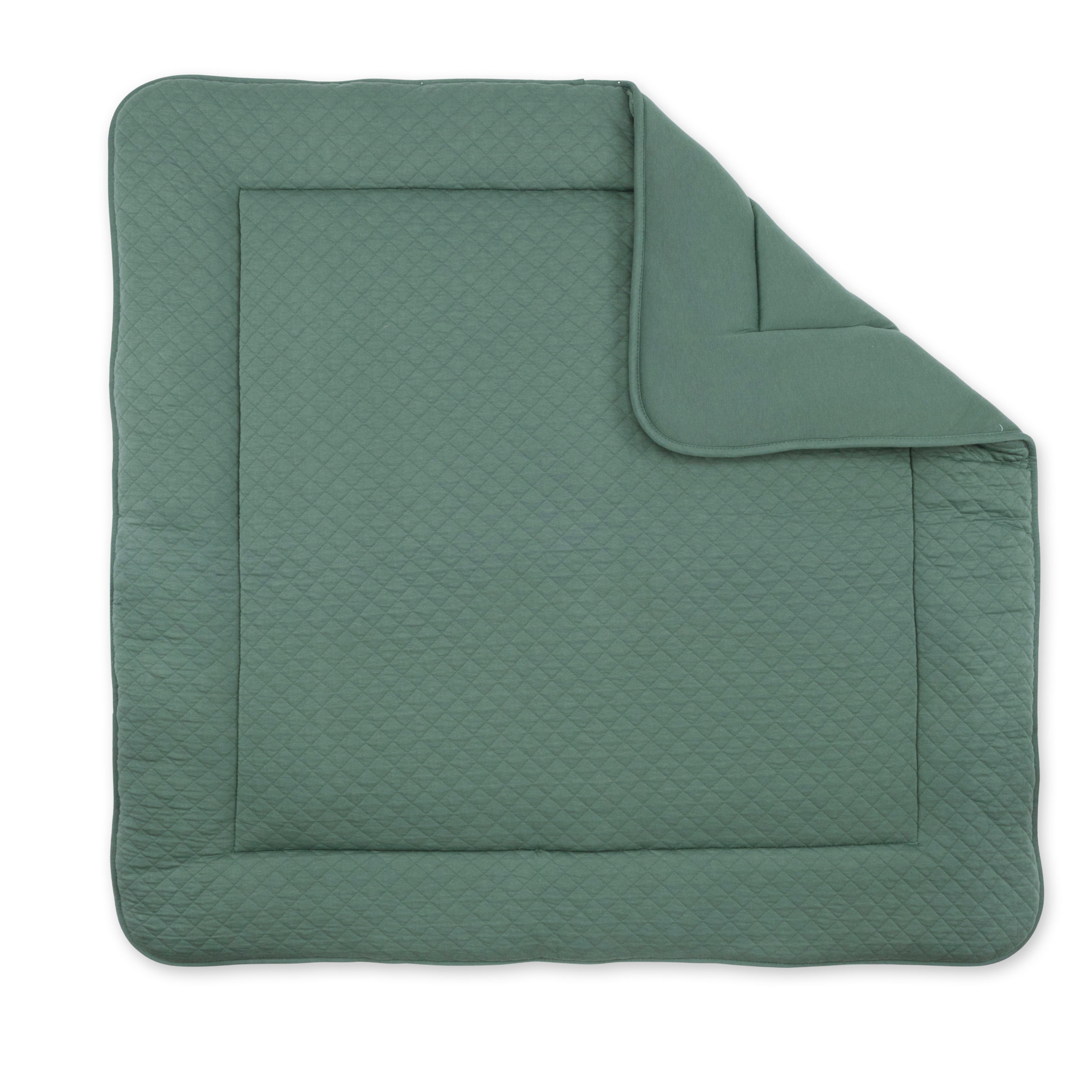 Alfombra de parque Pady quilted jersey 100x100cm QUILT Green