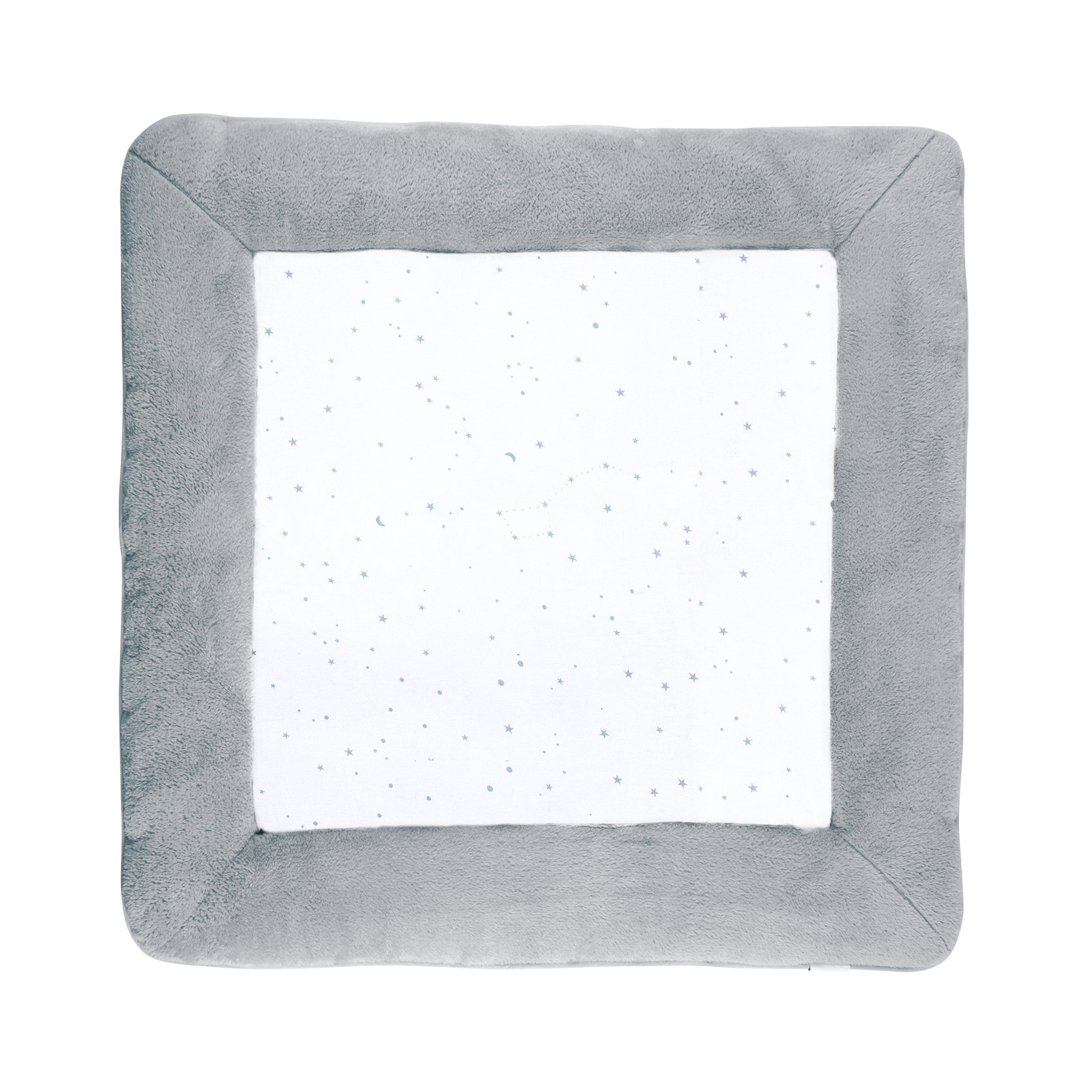 Playpen mat Cushioned comfort 100x100cm STARY Stars ecru