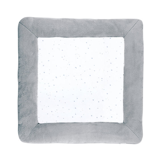 Tapis de parc Pady jersey + jersey 100x100cm STARY Stars ecru