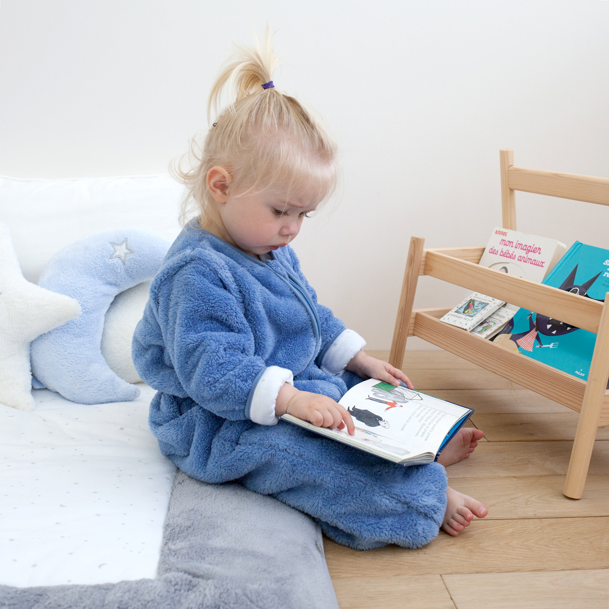 Playpen mat Pady jersey + jersey 100x100cm STARY Stars ecru[AWARENESS]