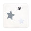 Alfombra de parque Pady softy + terry 100x100cm STARY Little stars print ecru