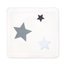 Alfombra de parque Pady softy + terry 100x100cm STARY Stars ecru