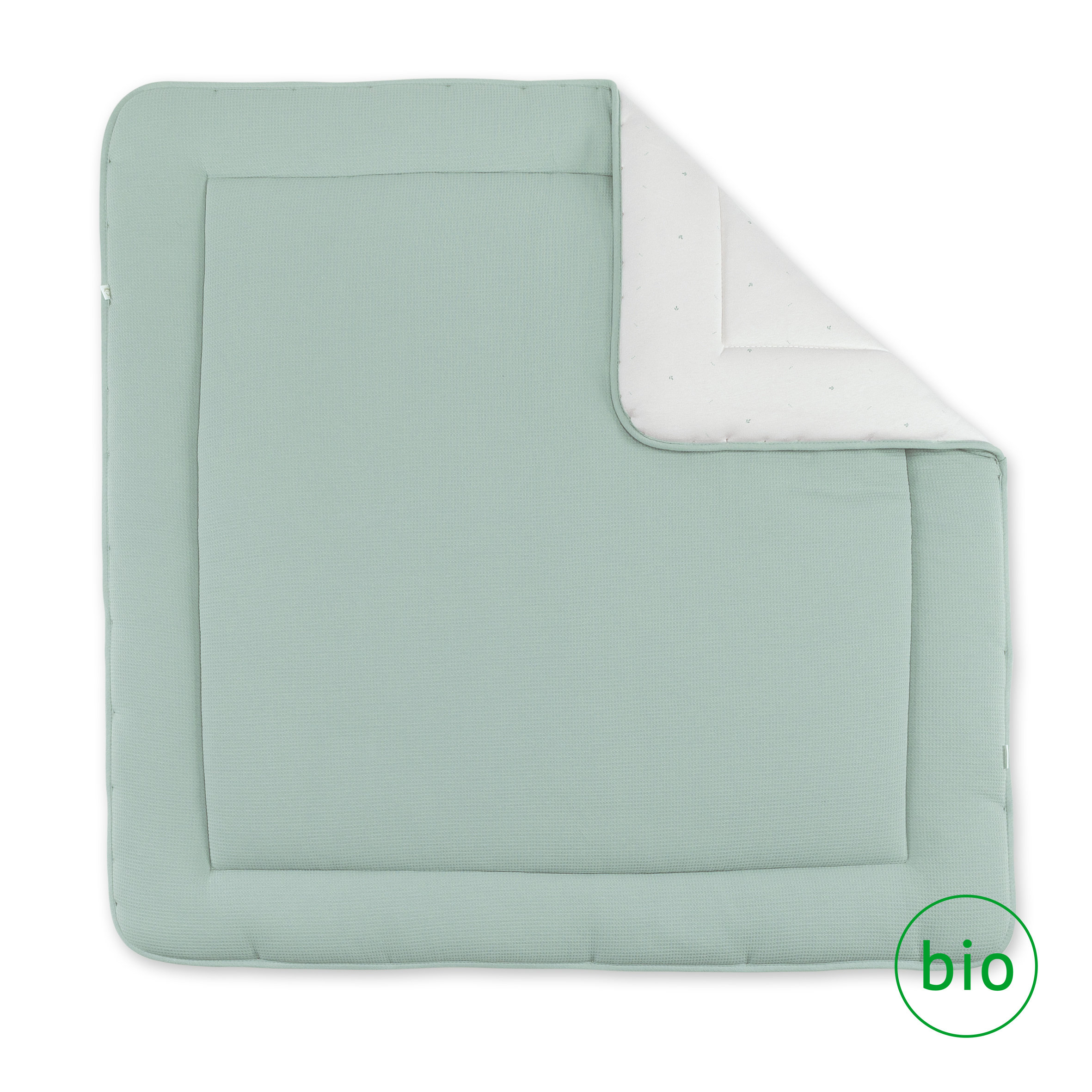 Playpen mat Soft organic cotton 100x100cm WAFLE Lunar