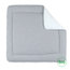Playpen mat Pady waffle + jersey organic 100x100cm WAFLE Mix grey
