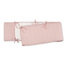 Playpen bumper Pady quilted jersey + jersey 75x95x28cm OSAKA Old pink