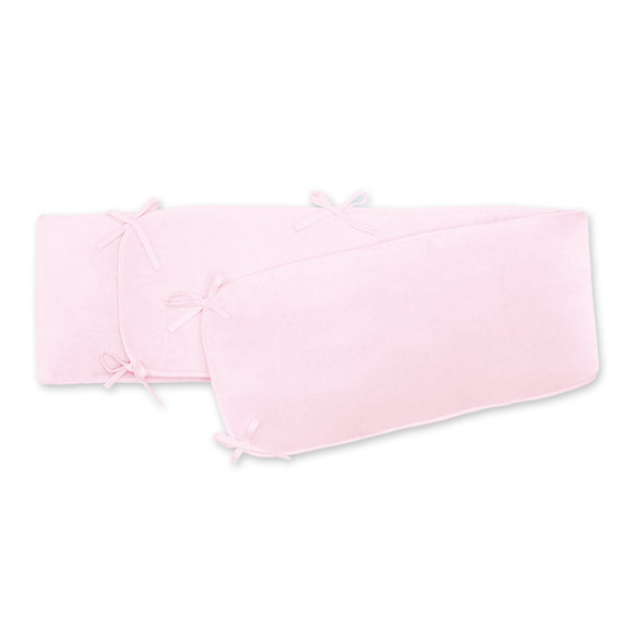 Playpen bumper Pady softy + terry 75x95x28cm  Baby pink