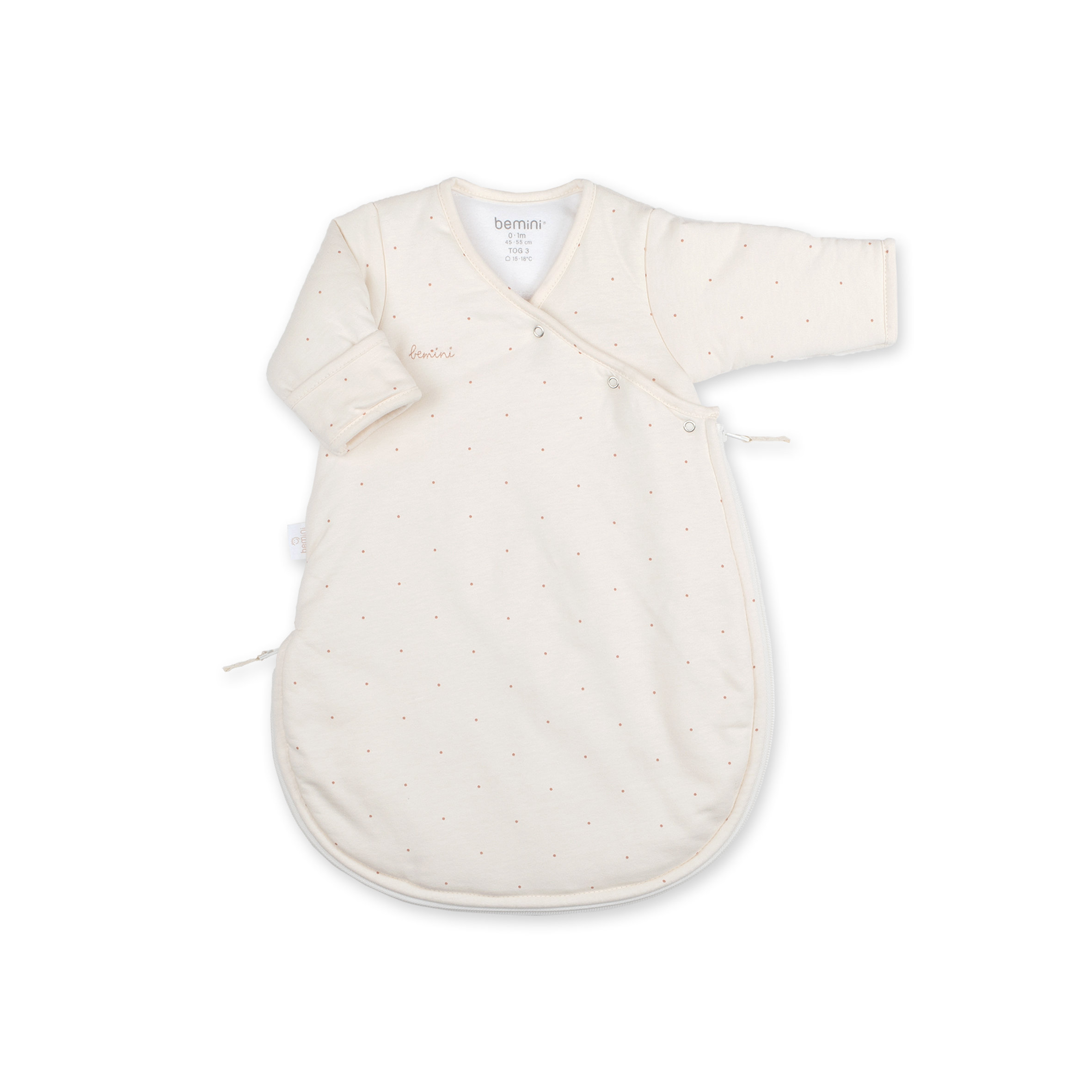 MAGIC BAG Warm cocoon 0-1m CHOUX Dots ecru TOG 3